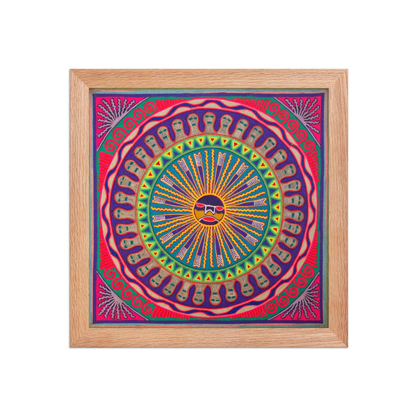 Huichol Yarn Painting Print • L - 100 - Huichol Arts