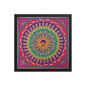 Huichol Yarn Painting Print • L - 100 - Huichol Arts