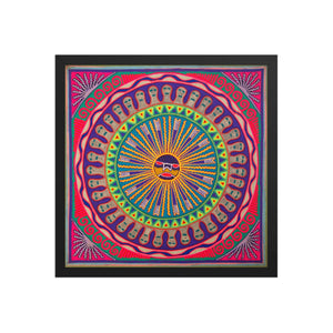 Huichol Yarn Painting Print • L - 100 - Huichol Arts