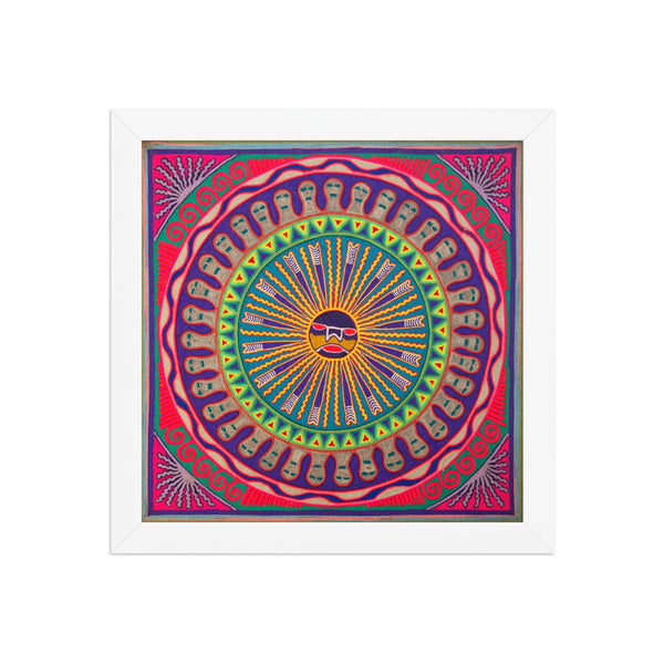 Huichol Yarn Painting Print • L - 100 - Huichol Arts