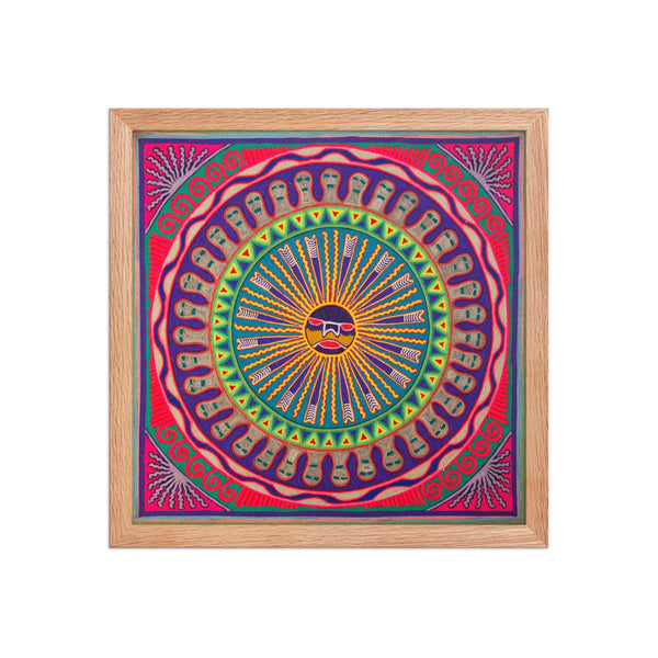 Huichol Yarn Painting Print • L - 100 - Huichol Arts