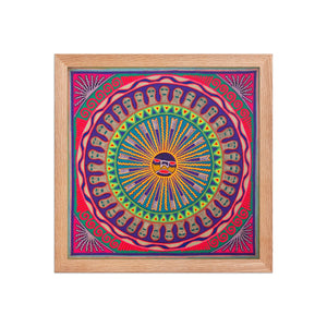 Huichol Yarn Painting Print • L - 100 - Huichol Arts