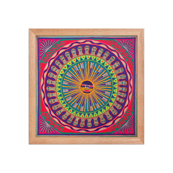 Huichol Yarn Painting Print • L - 100 - Huichol Arts