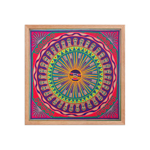 Huichol Yarn Painting Print • L - 100 - Huichol Arts