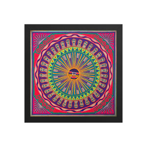 Huichol Yarn Painting Print • L - 100 - Huichol Arts