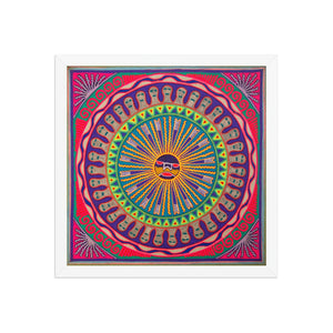 Huichol Yarn Painting Print • L - 100 - Huichol Arts