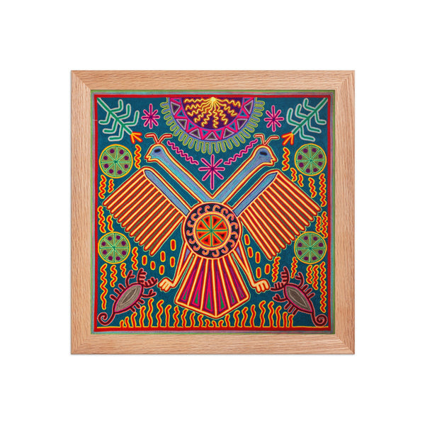 Huichol Yarn Painting Print • L - 103 - Huichol Arts