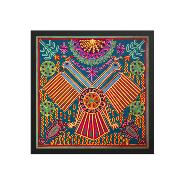 Huichol Yarn Painting Print • L - 103 - Huichol Arts