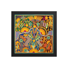 Huichol Yarn Painting Print • L - 104 - Huichol Arts