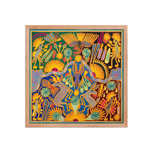 Huichol Yarn Painting Print • L - 105 - Huichol Arts