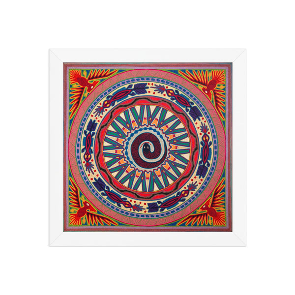 Huichol Yarn Painting Print • L - 107 - Huichol Arts
