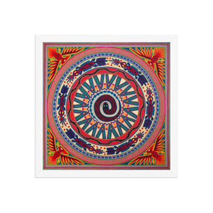 Huichol Yarn Painting Print • L - 107 - Huichol Arts
