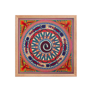 Huichol Yarn Painting Print • L - 107 - Huichol Arts