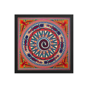 Huichol Yarn Painting Print • L - 107 - Huichol Arts