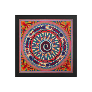 Huichol Yarn Painting Print • L - 107 - Huichol Arts