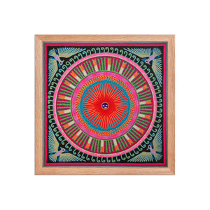 Huichol Yarn Painting Print • L - 110 - Huichol Arts