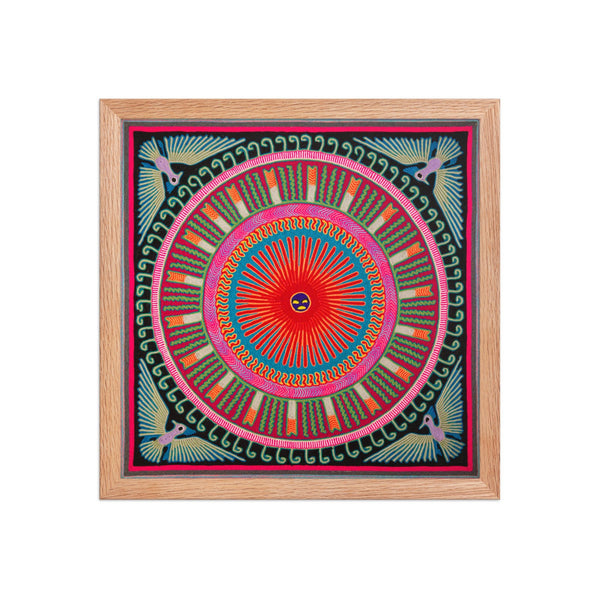 Huichol Yarn Painting Print • L - 110 - Huichol Arts