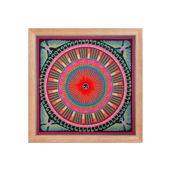 Huichol Yarn Painting Print • L - 110 - Huichol Arts