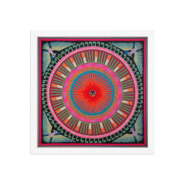 Huichol Yarn Painting Print • L - 110 - Huichol Arts