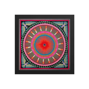 Huichol Yarn Painting Print • L - 110 - Huichol Arts