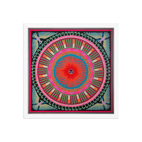 Huichol Yarn Painting Print • L - 110 - Huichol Arts
