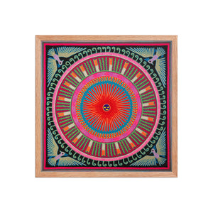 Huichol Yarn Painting Print • L - 110 - Huichol Arts