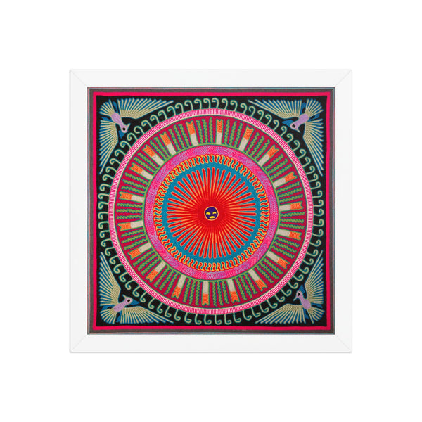 Huichol Yarn Painting Print • L - 110 - Huichol Arts