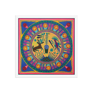 Huichol Yarn Painting Print • L - 112 - Huichol Arts