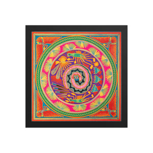 Huichol Yarn Painting Print • L - 113 - Huichol Arts