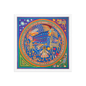 Huichol Yarn Painting Print • L - 115 - Huichol Arts