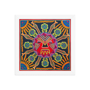 Huichol Yarn Painting Print • L - 116 - Huichol Arts