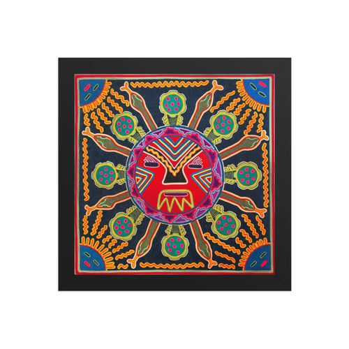 Huichol Yarn Painting Print • L - 116 - Huichol Arts
