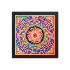 Huichol Yarn Painting Print • L - 118 - Huichol Arts