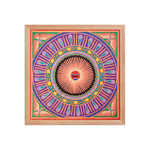 Huichol Yarn Painting Print • L - 118 - Huichol Arts