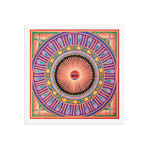 Huichol Yarn Painting Print • L - 118 - Huichol Arts
