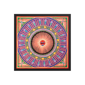 Huichol Yarn Painting Print • L - 118 - Huichol Arts