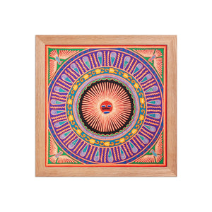 Huichol Yarn Painting Print • L - 118 - Huichol Arts