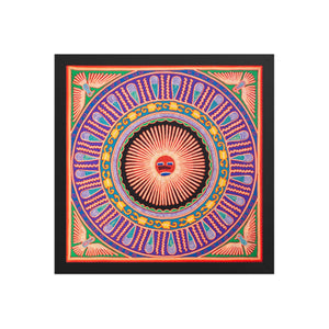Huichol Yarn Painting Print • L - 118 - Huichol Arts