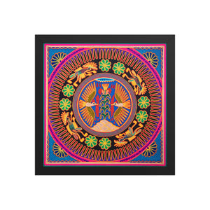 Huichol Yarn Painting Print • L - 120 - Huichol Arts