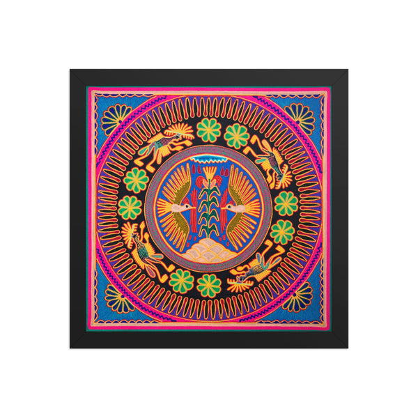 Huichol Yarn Painting Print • L - 120 - Huichol Arts
