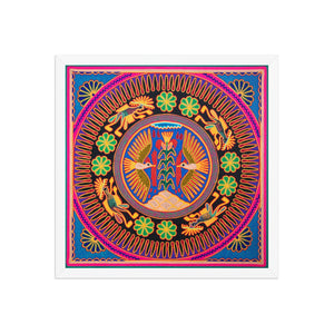 Huichol Yarn Painting Print • L - 120 - Huichol Arts