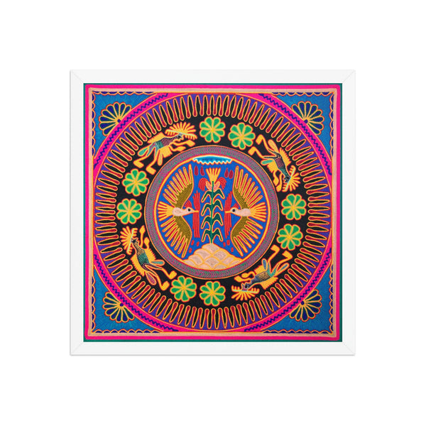 Huichol Yarn Painting Print • L - 120 - Huichol Arts