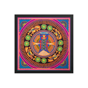 Huichol Yarn Painting Print • L - 120 - Huichol Arts