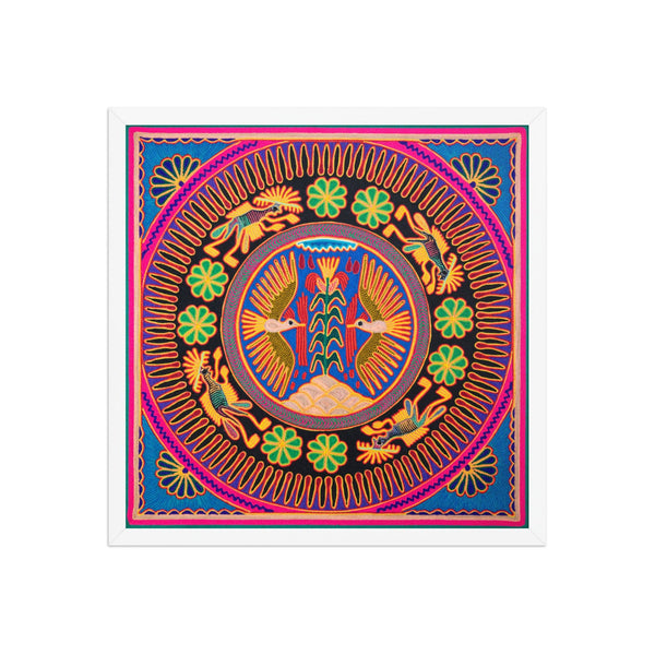 Huichol Yarn Painting Print • L - 120 - Huichol Arts