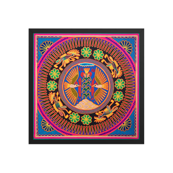 Huichol Yarn Painting Print • L - 120 - Huichol Arts