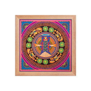 Huichol Yarn Painting Print • L - 120 - Huichol Arts