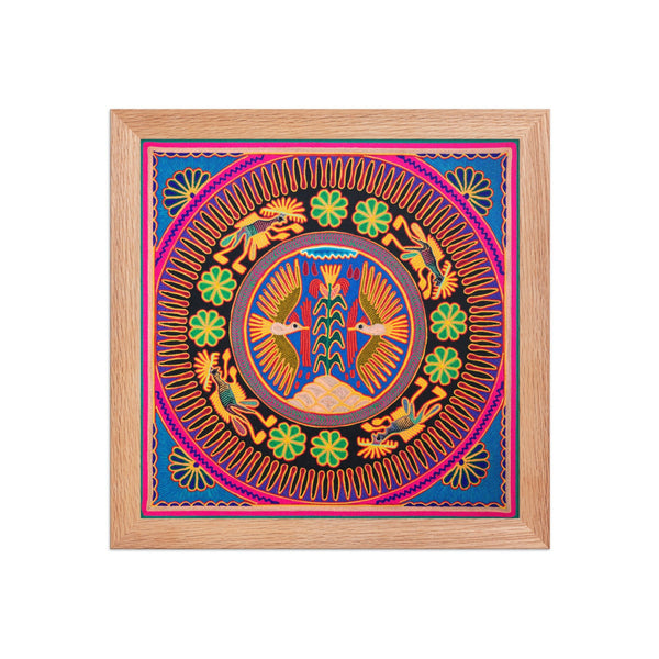 Huichol Yarn Painting Print • L - 120 - Huichol Arts