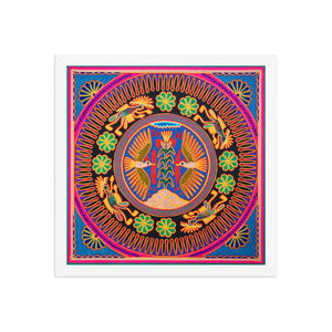 Huichol Yarn Painting Print • L - 120 - Huichol Arts