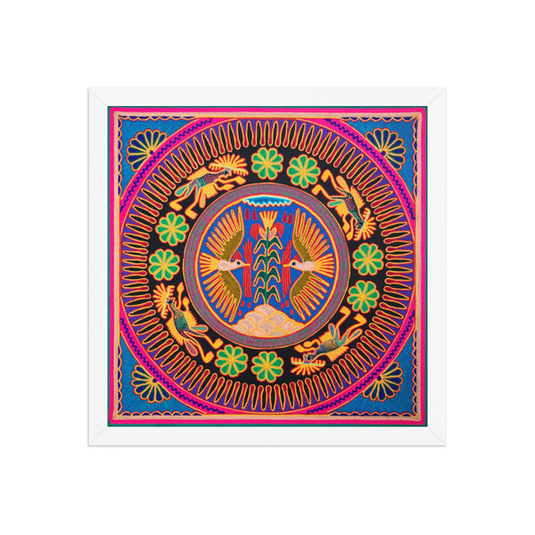 Huichol Yarn Painting Print • L - 120 - Huichol Arts