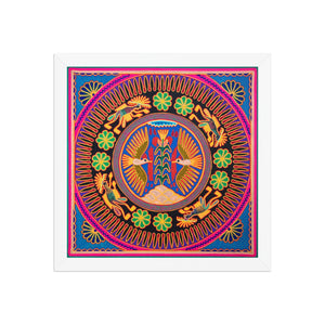Huichol Yarn Painting Print • L - 120 - Huichol Arts